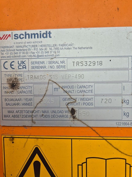 Schmidt Traxsos  S15 2025, kr 205 000,-