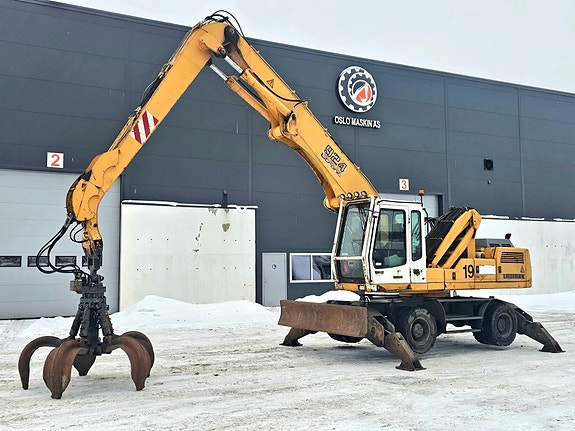 Liebherr A924 Litronic, 2000 mod, 12980 timer, klo/grabb. 2 of 5