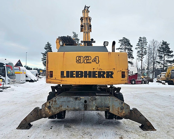 Liebherr A924 Litronic, 2000 mod, 12980 timer, klo/grabb. 5 of 5