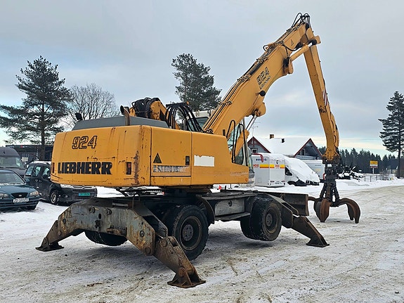 Liebherr A924 Litronic, 2000 mod, 12980 timer, klo/grabb. 6 of 30