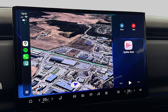 Muligheten viser her at du kan koble opp Apple Carplay for og få navigasjon