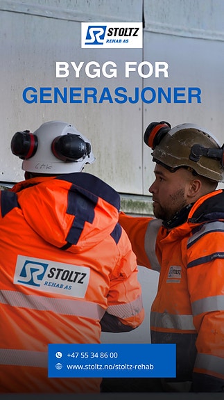 Stoltz er 4.generasjons familiebedrift med mange gode tradisjoner. Vi rehabiliterer for fremtiden.