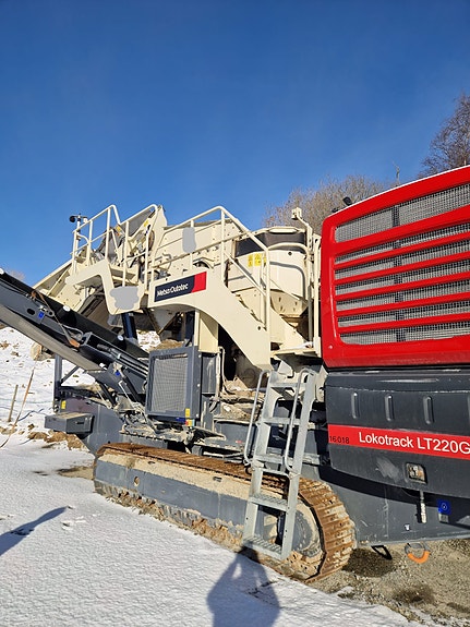 Metso LT220GP med forsikt