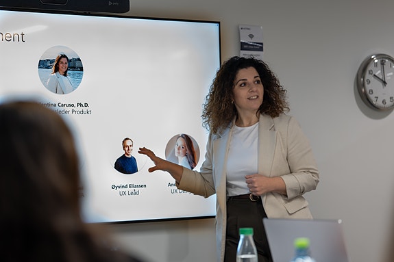 Valentina Caruso er Chief Product Officer og leder for produktavdelingen og din potensielle nye leder.