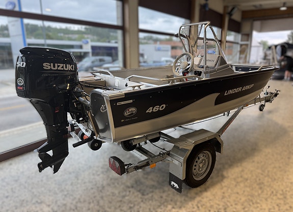 Linder Arkip 460. Suzuki DF50. Kartplotter 2 of 5