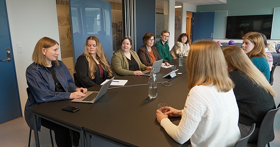 Flinke folk å samarbeide med (foto: Jan Harald Tomassen)