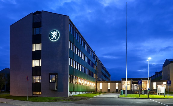 Kontor på nyrenoverte Statens hus i Vadsø (foto: Jan Harald Tomassen)