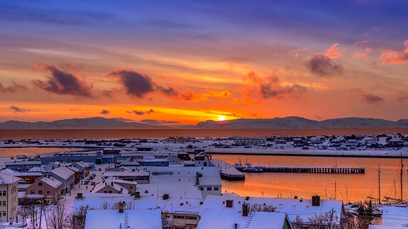 Vinter i Vadsø (foto: Jan Harald Tomassen)