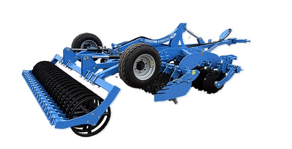 Agristal slepe skålharv på 3,5 m