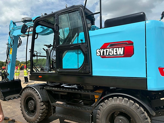 Sany SY175EW 18 tonn elektrisk hjulgraver