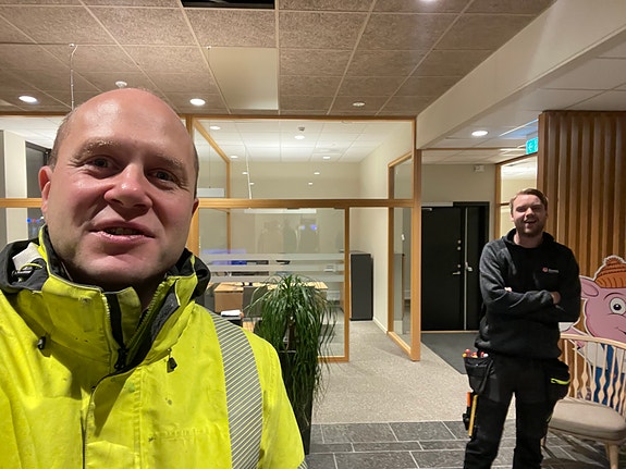 Vår daglig leder, Karl er ikke fremmed for en selfie!
