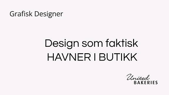 Bilde 1 av 1 i jobbannonse-galleriet