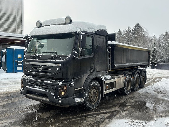 Volvo FMX460 tridem krokløft - 8x4 - Joab 20 tonn krok- Dumperkasse - Euro 5 - Lav km-stand - Eu-godkjent - Leveringsklar