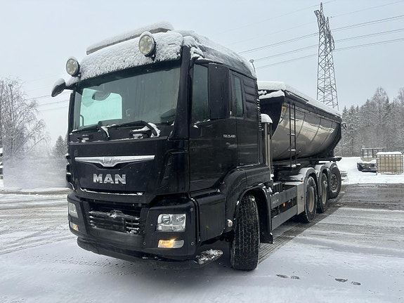 MAN TGS 35.480 tridem asfaltbil - 8x4 - Euro 6 - Lav km-stand - Eu-godkjent - Leveringsklar