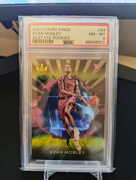 2021 Panini Court Kings Acetate Rookies #24 Evan Mobley Cavaliers