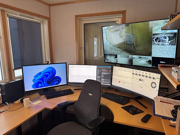 Arbeidsplassen til blandeoperatør