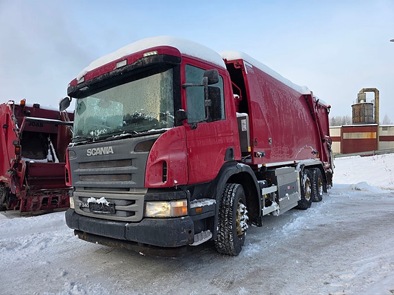 Scania P340 komprimatorbil - NTM 2 kammer påbygg - CNG