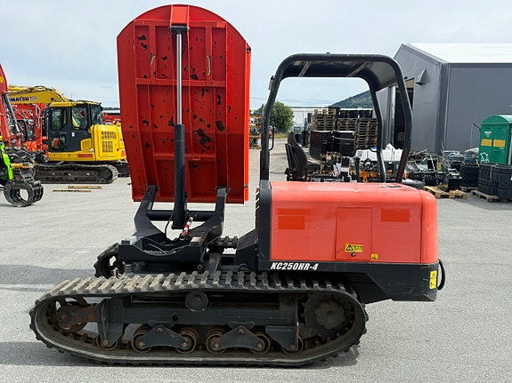Kubota KC250 beltedumper med 180 grader roterende kasse 4 of 12