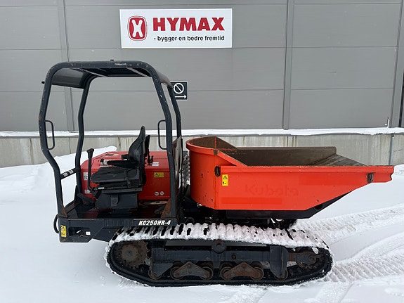 Kubota KC250 beltedumper med 180 grader roterende kasse