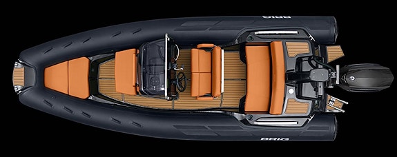 BRIG Eagle 6.7 - "HANKØ Edition", MERCURY V6 150hk Racing, SIMRAD, MARINE Stereo 2 of 13