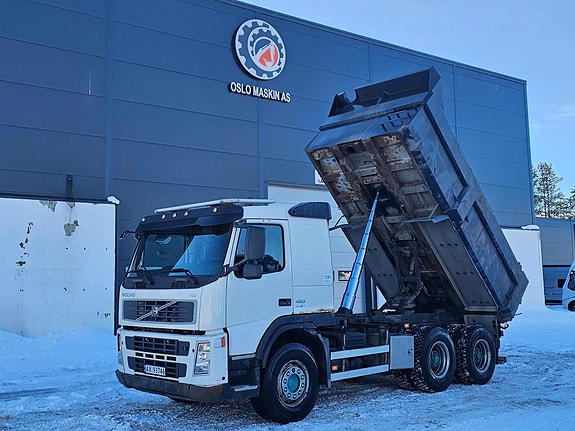 Volvo FM 480, 6x4, Tippbil, 2007 mod, Sentralsmøring foran og bak, EU-GODKJENT.