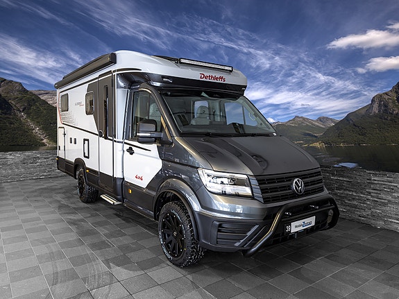 Dethleffs Globebus Performance 4x4 - T 46  på VW  En helt RÅ nyhet med perfekt selvforsyning!