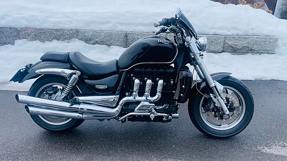 Triumph Rocket 3/ ny service/ gode dekk