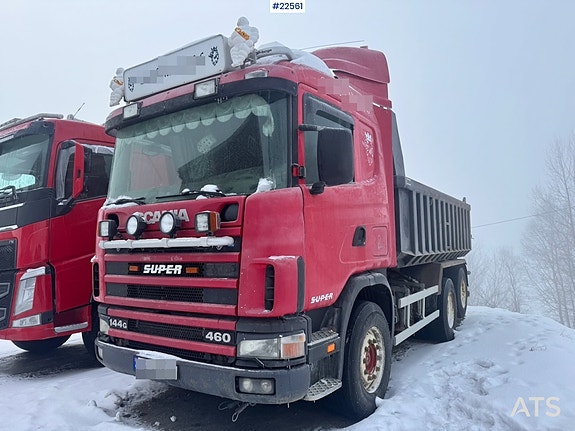 Scania 144G 460 Tippbil – Eu-godkjent