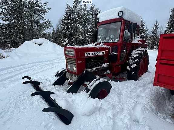 1979 Volvo 650 m/ hydraulisk frontskjær
