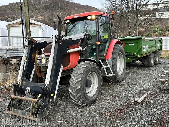 Zetor Proxima Power 120 traktor + Richard Western WF10LD dumperhenger