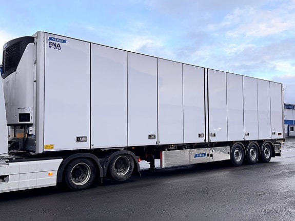 Närko FNA trailer med Carrier HE19, bommer, løft og sving PÅ LAGER KLAR FOR LEVERING