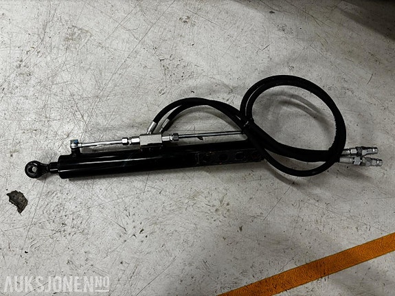 Hydraulisk toppstag sylinder – komplett med slanger og hurtigkoblinger