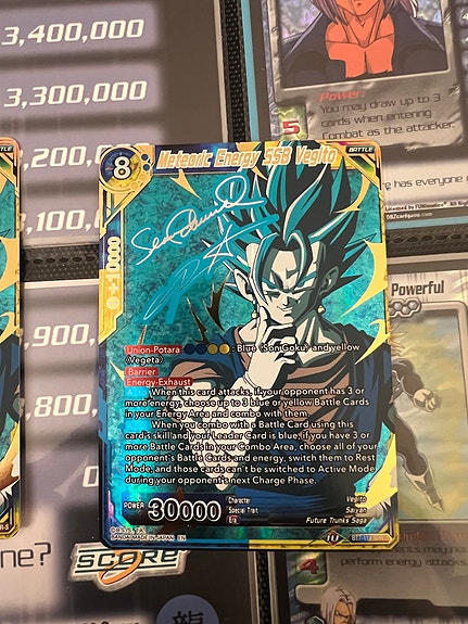 Dragon Ball Super TCG Meteoric Energy SSB Vegito BT7-118 SPR-S