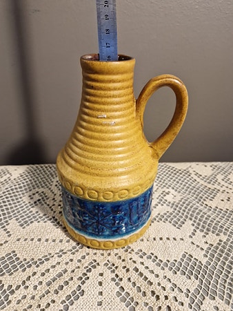 Vintage Bay Keramik vase – Modell 65 11 – Vest-Tyskland