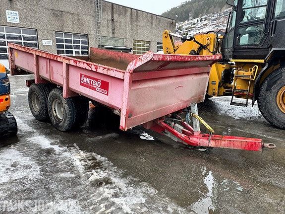 METSJÖ METAMID Dumperhenger / Traktorhenger- 10.980 kg nyttelast