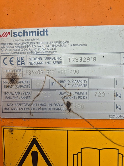 Lite brukt Schmidt Traxos S15 2025, kr 199 000,-