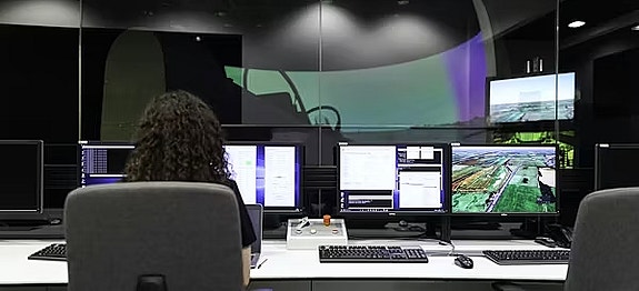 Illustrasjon fra annet kontrollrom, da vi ikke kan vise foto fra vår eget av sikkerhetshensyn