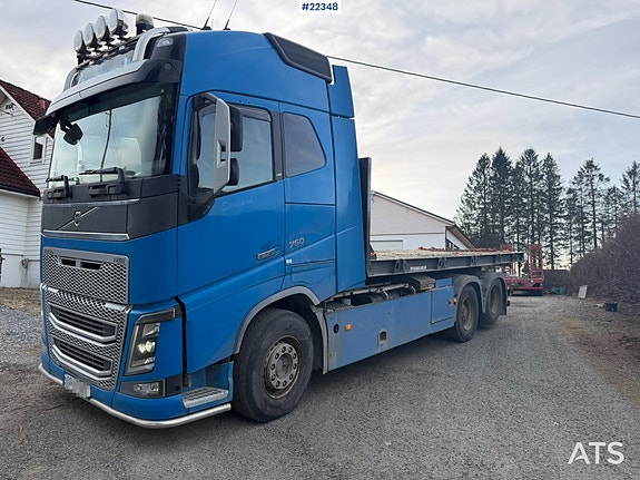 Volvo FH16 6x2 krokbil m/ 20 t palfinger krok