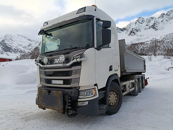 Scania R580 Brøyterigget Tridem Krokbil