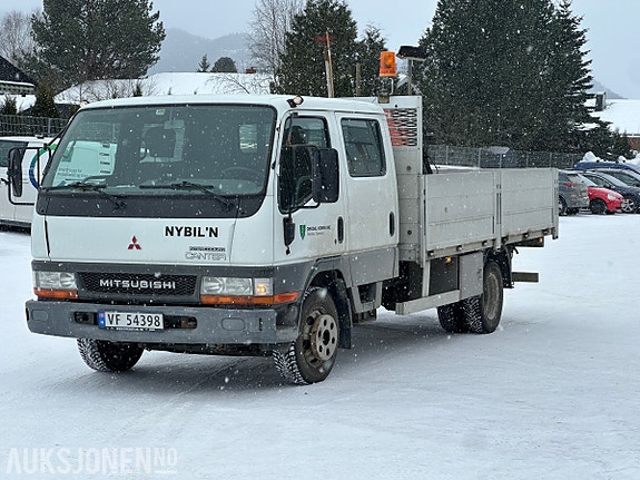 Mitsubishi Canter planbil | 122877km - palfinger pc2300 kran