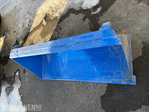 Agroquip Solis blå skuffe euro B120 cm D48 cm H 50 cm