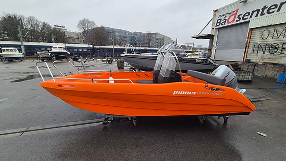 Demokjørt Pioner 16 Explorer med Honda 60