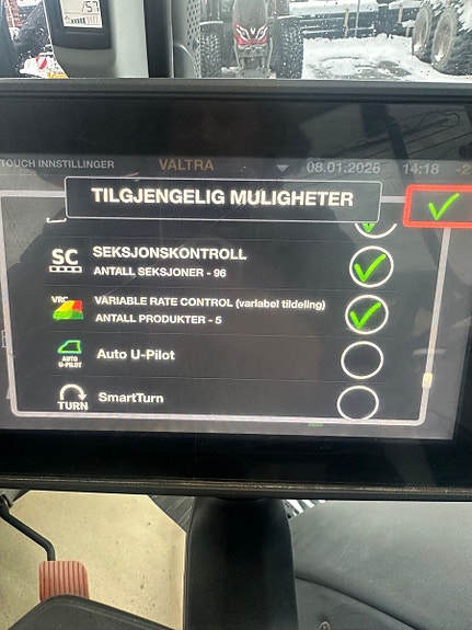 Valtra N174Dst Fronthyd/PTO/Laster/Twintrack/GPS 2019, kr 1 369 000,-