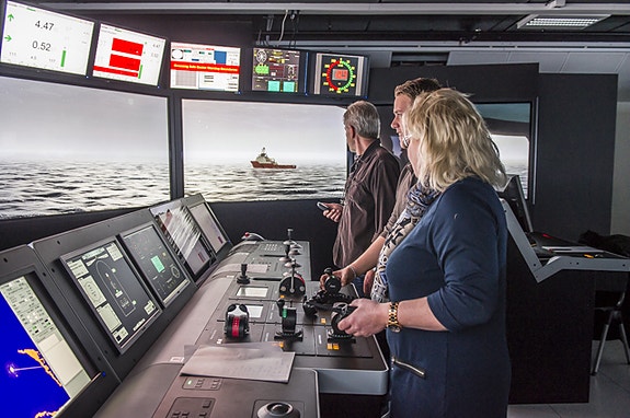 På vei til lasteposisjon