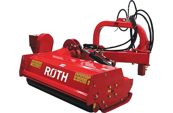 Beitepusser 140 cm med 140 cm sideforskyvning, ROTH