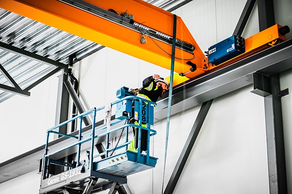 Spennende arbeidsdager ute hos kunder