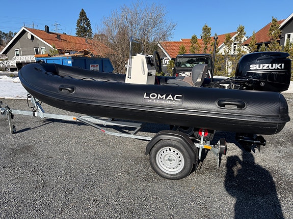 Lomac 400 Hypalon tube. Suzuki df 50 atl ny i 2024, kun 69 timer. Ny service