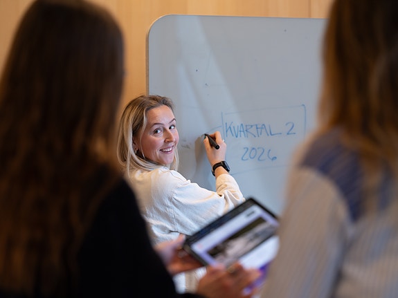 Ansatte på HR. Foto: Preben Hunstad - Bodø kommune