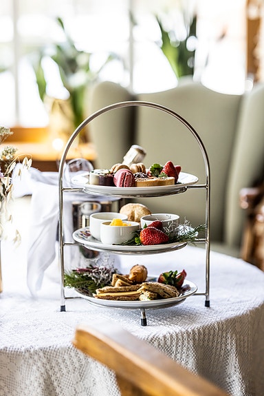 Afternoon tea i peisestua