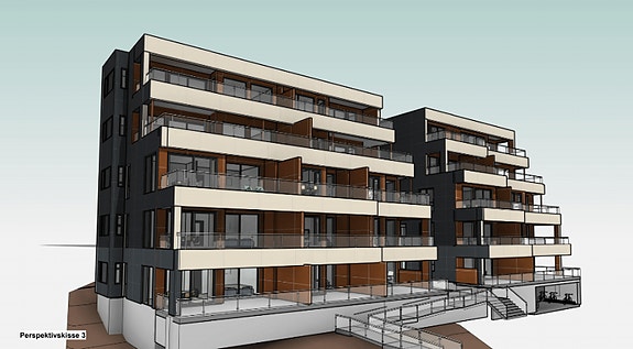 Leilighetsbygg i Flekkefjord